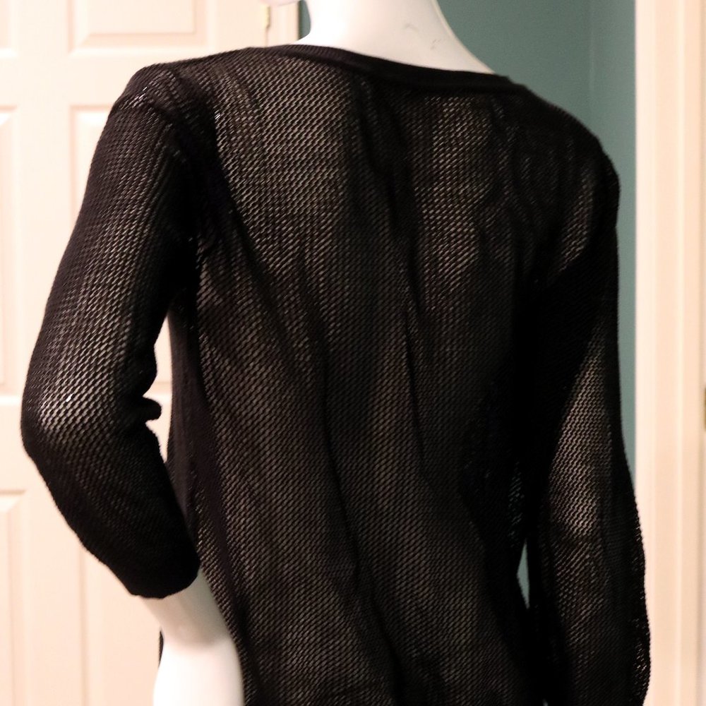 Peruvian Connection Lightweight Mesh Sweater - image 2